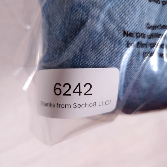 RVCA Grillo Special Edition Denim Jacket Womens XS Pockets Artsy Interior Jean - Picture 13 of 13